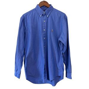 Ralph Lauren‎ Men's 15 1/2 - 35 Long Sleeve Button Up Yarmouth Pinpoint Oxford